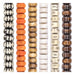 Large Hole Bead Set: Tribal Carved, Coral & Chevron Bone (6 Strands, 18-25mm)