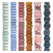 Large Hole Bead Set: Pastel Java Glass Buttons (6 Strands, 8-10mm)