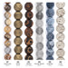 What's included, strands numbered 1-6: Gemstone Bead Set: Crazy Lace, Druzy & Tibetan Agate