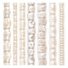 Vintage Pearl Bead Set: White Japanese Pearl Shapes (7 Strands, 2-7mm)