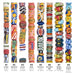 What's included, strands numbered 1-8: Krobo & Recycled Glass Bead Set: Medley & Fused