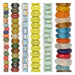 Java Glass Bead Set: Seed, Baby Rondelle & Donut (6 Strands, 4-11mm)