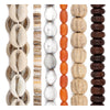 Cowrie Shell Bead Set: Kenyan Shells & Natural Seeds (6 Strands, 4-15mm)