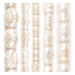 Vintage Rice Pearl Bead Set: Classic White (5 Strands, 2-6mm)