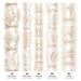 What's included, strands numbered 1-5: Vintage Rice Pearl Bead Set: Classic White