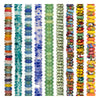 Recycled Glass Bead Set: Ocean & Earth Medley (9 Strands, 10-13mm)
