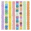 Faceted Java Sea Glass Bead Set: Candy Color Run (8 Strands, 10-13mm)