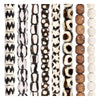 Batik Bone Bead Set: Small Kenya Patterns (8 Strands, 6-12mm)