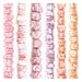 Nugget Pearl Bead Set: Pink, Lilac & Coral (6 Strands, 3-5mm)