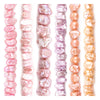 Nugget Pearl Bead Set: Pink, Lilac & Coral (6 Strands, 3-5mm)