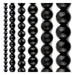 Onyx Bead Set: Round Size Run (6 Strands, 4-15mm)