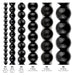 What's included, strands numbered 1-6: Onyx Bead Set: Round Size Run