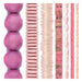 Pink Bead Set: Blush & Rose Glass, Bone & Pearl (7 Strands, 2-20mm)
