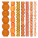 Orange Bead Set: Citrus & Coral Glass, Bone & Aventurine (7 Strands, 4-14mm)