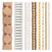 Gold & Ivory Bead Set: Heishi, Pearl & Bone (8 Strands, 2-15mm)