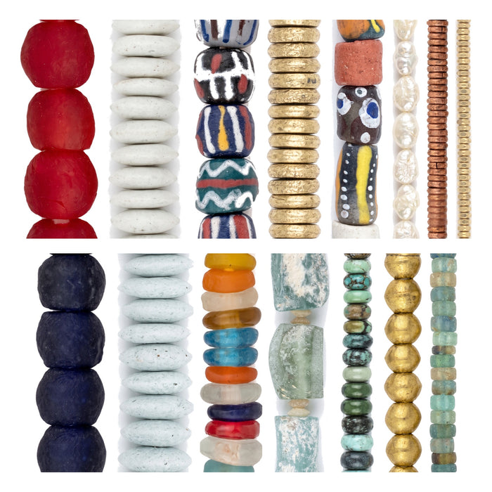Jewelry Making Bead Set: Starter Studio Collection (15 Strands, 3-14mm)