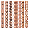 Copper Bead Set: Nugget, Padre & Rondelle (7 Strands, 3-9mm)