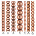 What's included, strands numbered 1-7: Copper Bead Set: Nugget, Padre & Rondelle