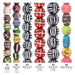 What's included, strands numbered 1-6: Terracotta Bead Set: Painted & Scratch-Carved