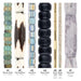 What's included, strands numbered 1-7: Tube Bead Set: Roman Glass, Batik Bone & Brass