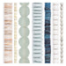 Coastal Bead Set: Shell, Pearl & Aqua Glass (7 Strands, 3-14mm)