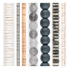 Minimalist Bead Set: White, Grey & Silver (7 Strands, 3-9mm)