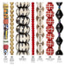 What's included, strands numbered 1-7: African Statement Bead Set: Krobo, Brass & Batik Bone