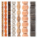 Natural Bead Set: Sandalwood, Lava & Olive Wood (7 Strands, 3-13mm)