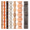 Natural Bead Set: Sandalwood, Lava & Olive Wood (7 Strands, 3-13mm)