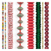 Christmas Bead Set: Red, Green & Gold (8 Strands, 2-27mm)