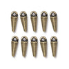 Antiqued Brass Small Dagger Charm Set (10 Pack, 13x4mm)