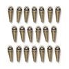 Antiqued Brass Small Dagger Charm Set (20 Pack, 13x4mm)
