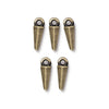 Antiqued Brass Small Dagger Charm Set (5 Pack, 13x4mm)