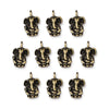 Antiqued Brass Ganesh Charm Set (10 Pack, 18x12mm)