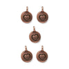 Antiqued Copper Heart Charm Set (5 Pack, 16x12mm)