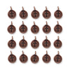 Antiqued Copper Cross Charm Set (20 Pack, 16x12mm)