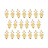 24K Gold Plated Tuareg Motif Pendant Set (20 Pack, 33x15mm)