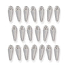 White Bronze Small Dagger Charm Set (20 Pack, 13x4mm)