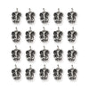 Antiqued Silver Ganesh Charm Set (20 Pack, 18x12mm)
