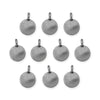 Antiqued Pewter Blank Charm Set (10 Pack, 17x12mm)