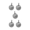 Antiqued Pewter Blank Charm Set (5 Pack, 17x12mm)