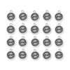 Antiqued Silver Pisces Zodiac Charm Set (20 Pack, 19x16mm)
