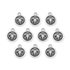 Antiqued Silver Aries Zodiac Charm Set (10 Pack, 19x16mm)