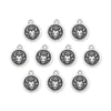 Antiqued Silver Taurus Zodiac Charm Set (10 Pack, 19x16mm)