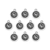 Antiqued Silver Scorpio Zodiac Charm Set (10 Pack, 19x16mm)