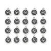 Antiqued Silver Scorpio Zodiac Charm Set (20 Pack, 19x16mm)