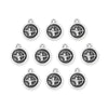 Antiqued Silver Sagittarius Zodiac Charm Set (10 Pack, 19x16mm)