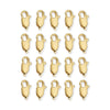 24K Gold Plated Brass Lobster Clasp Set (20 Pack, 10mm)