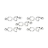Antiqued Silver Vine Hook & Eye Clasp Sets (5 Pack, 22x7mm)