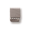 Silver Plated Ribbon Crimp Ends (4.5x6.25mm, 144 Pieces)
